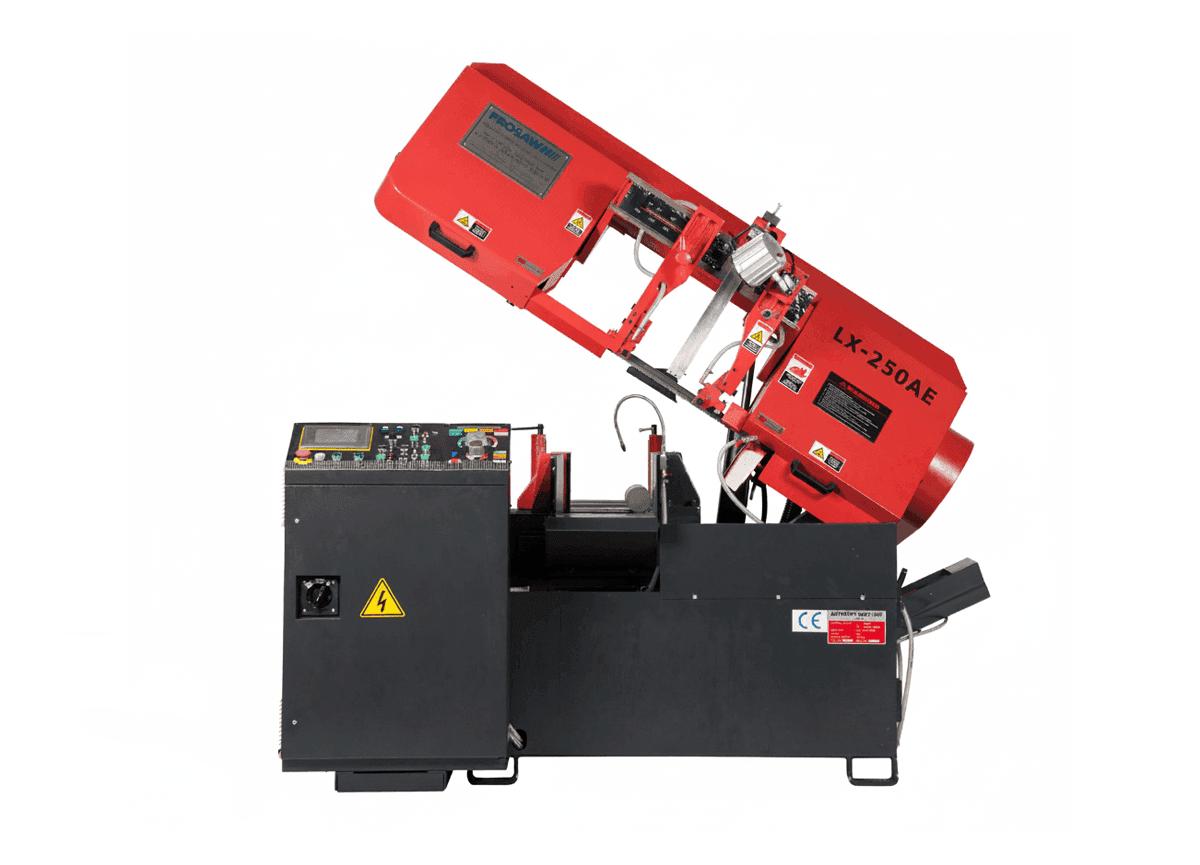 Industrial horizontal bandsaw for cutting metal bar, tube and section stock to length